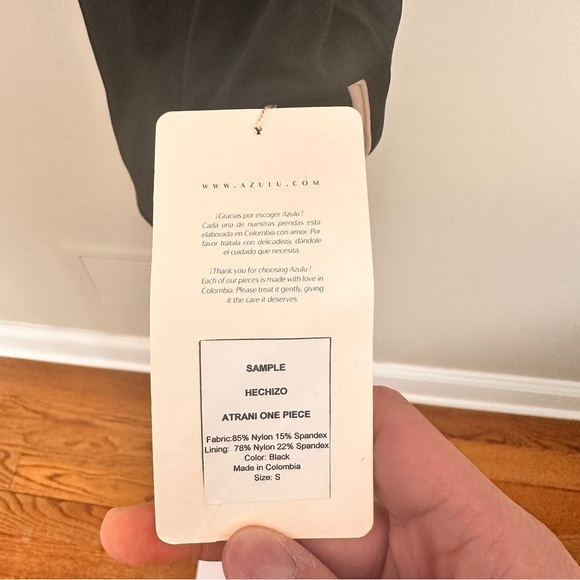 AZULU ONE PIECE BLACK SWIMSUIT NWT - Picture 5 of 8